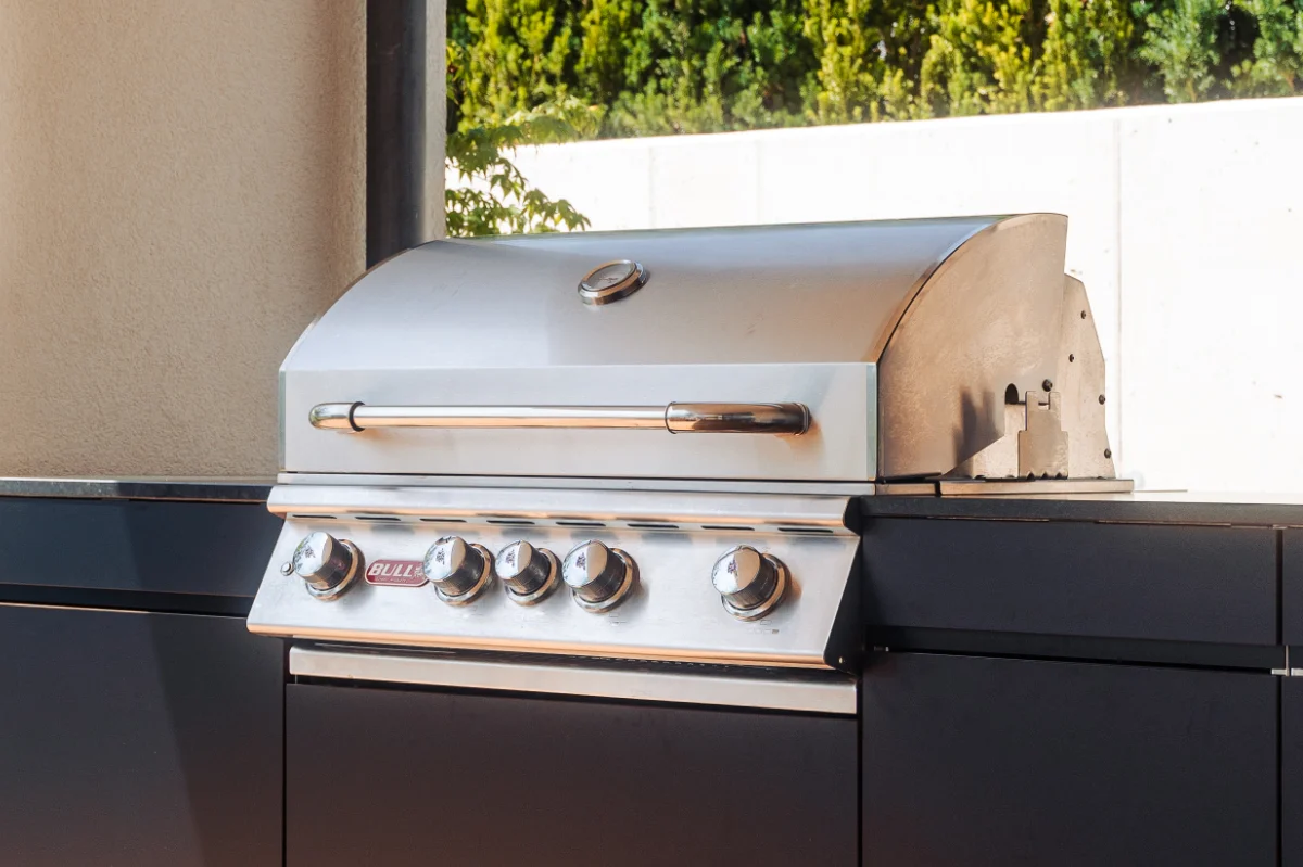 Bull Gasgriller aus Edelstahl - Stilgrill Outdoor Küche Edelstahl – elegantes Design für den Außenbereich