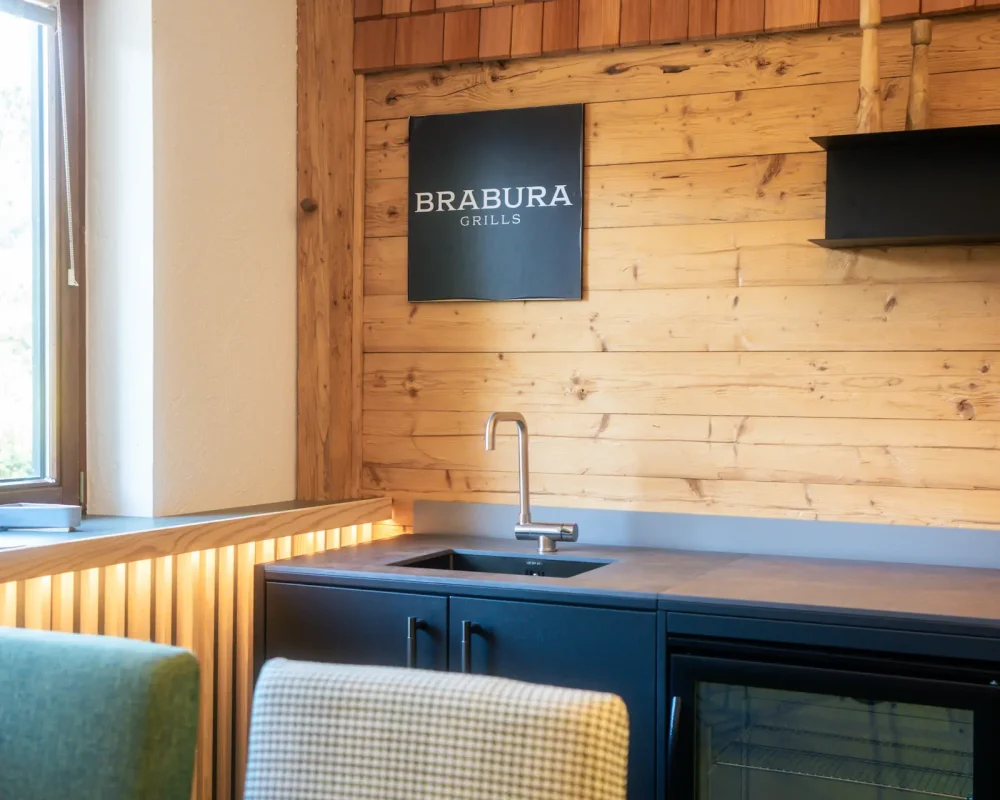 ausstellungsküche kaufen günstig – hochwertige Outdoor-Küche mit Einbaugrill